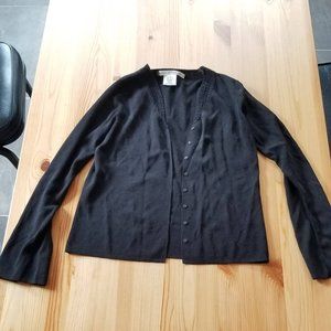 Max Studio Black Cardigan EUC